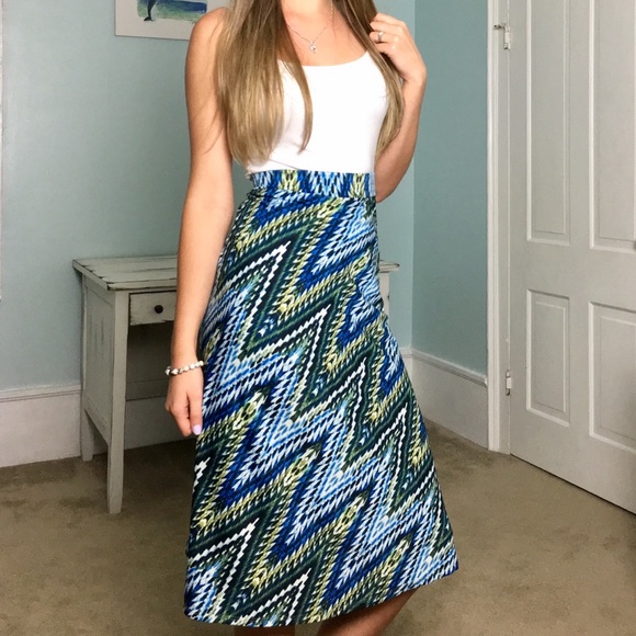 Kim Rogers Dresses & Skirts - Kim Rogers • Aztec Skirt